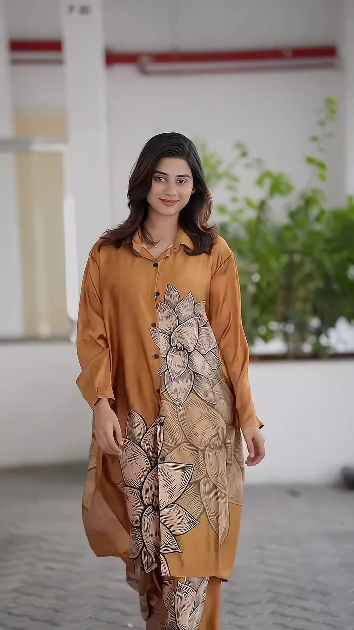 Bloom in Style: Oversized Floral Co-ord Set -Effortless Elegance, Now in Multiple Colors
