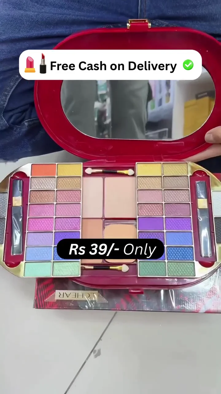 L'CHEAR Ultimate All-in-One Professional Makeup Vanity Palette - Complete Face, Eye